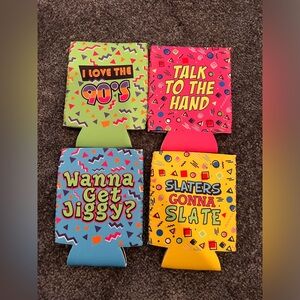 NEW Retro 90s Themed Koozies